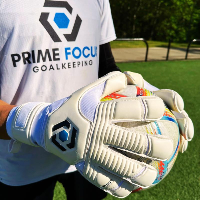 Prime Focus Goalkeeping Locus Pro Goalkeeper Gloves - Professional Quality Soccer Goalie Gloves