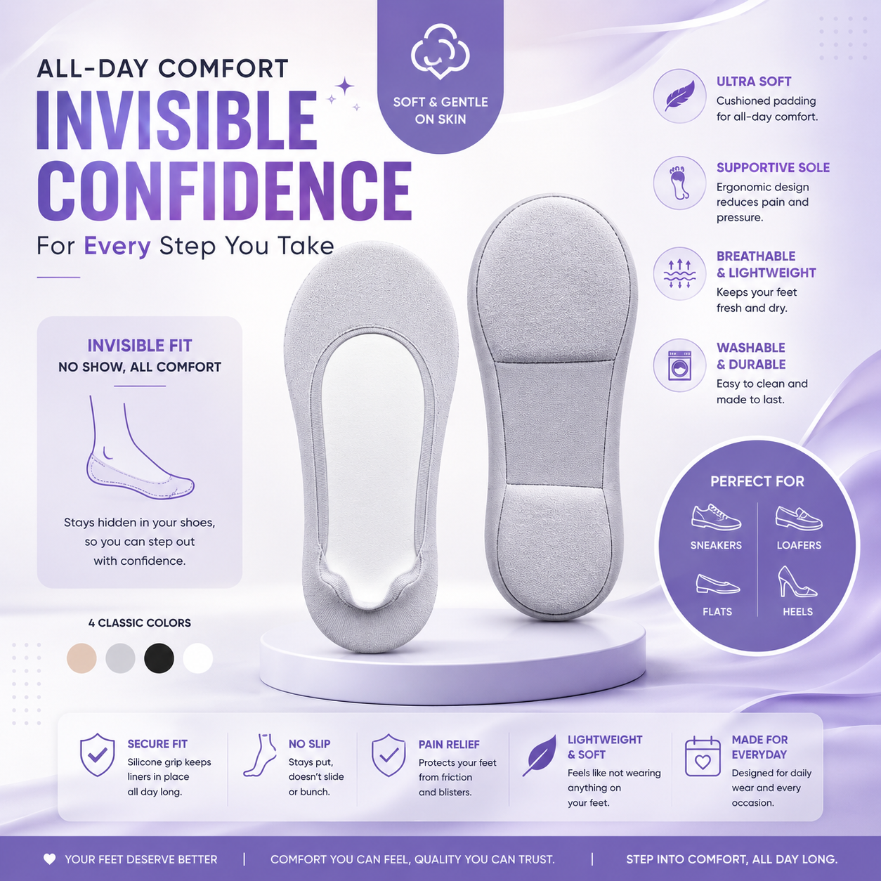 Footies ComfortStep™